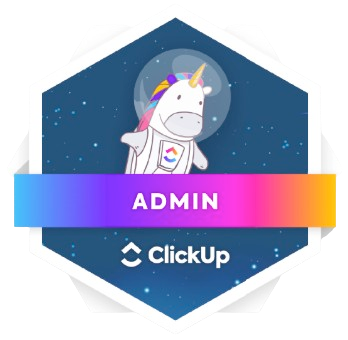 ClickUp Admin Badge